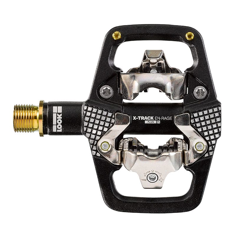 Pedali MTB Look Accessori X-Track En-Rage Plus Ti in Alluminio con Perno