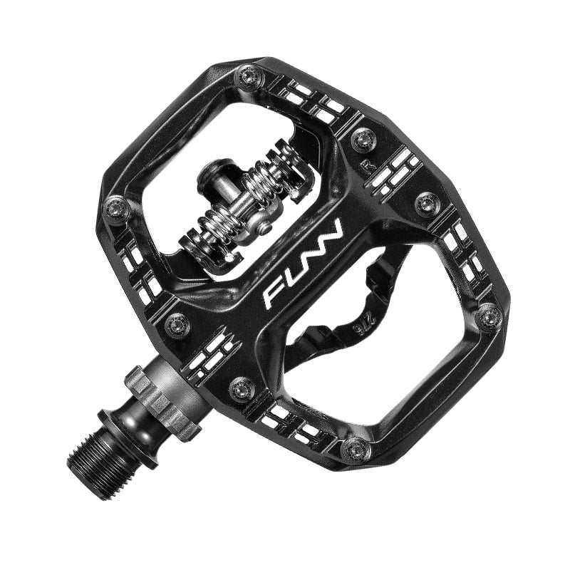 Pedali CLAST in Alluminio Nero - FLAT/SPD 73x92x21mm