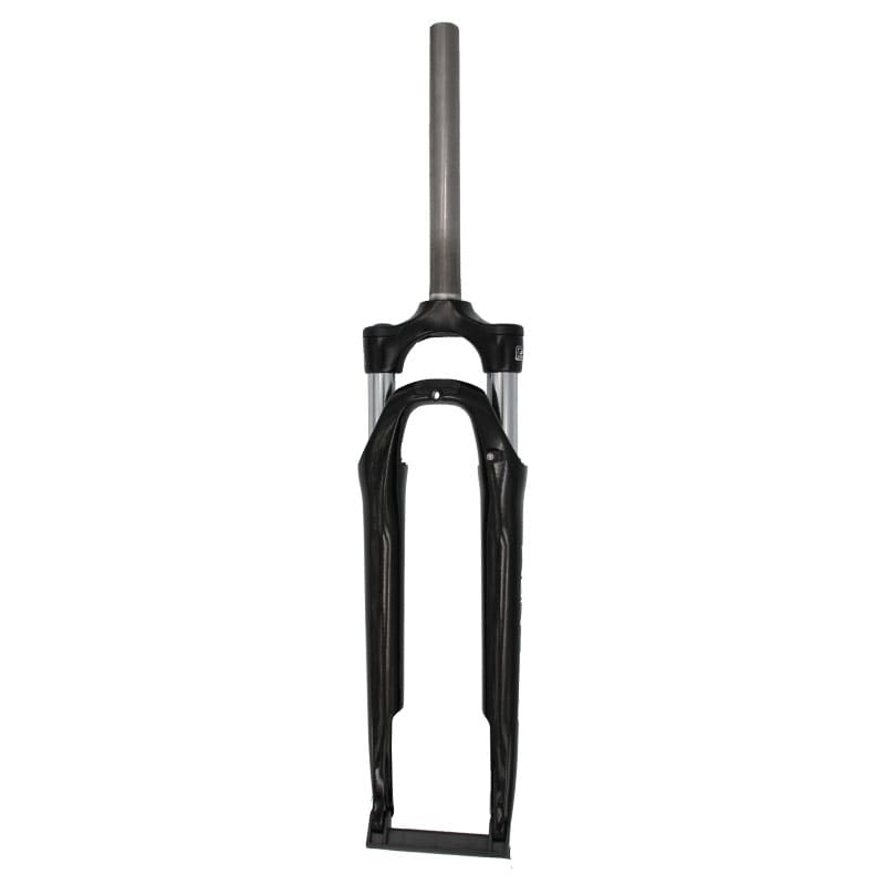 Forcella Ammortizzata a Molla 28" CITY Disco e Quick Release Nero