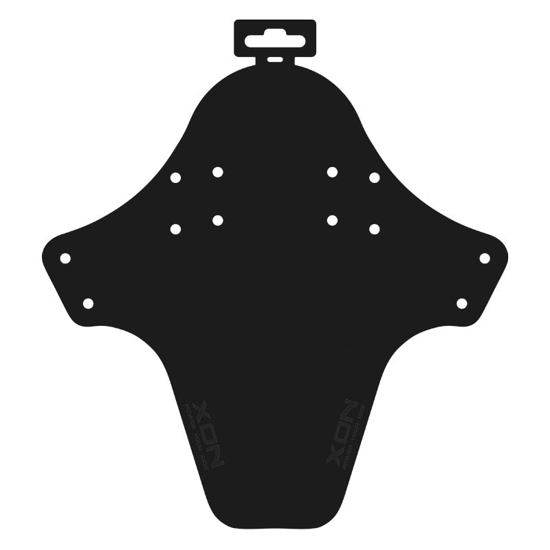 Parafango Anteriore in Nylon Pieghevole Nero/Nero Lucido 255x255mm