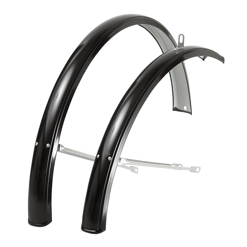 Parafango 26" OLANDA in Acciaio Verniciato Nero (Coppia)