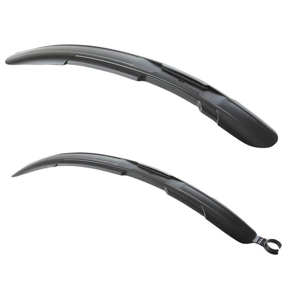 Błotnik 26/28" MTB przedni+tylny z tworzywa czarny (para)