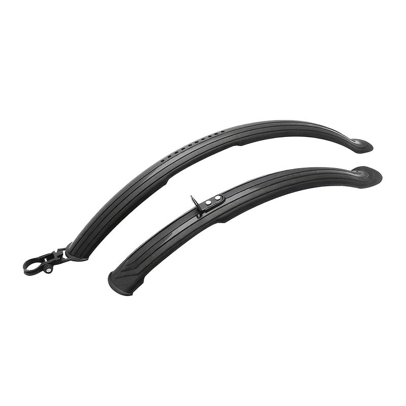 Błotnik 24/26" MTB przedni+tylny z tworzywa czarny (para)