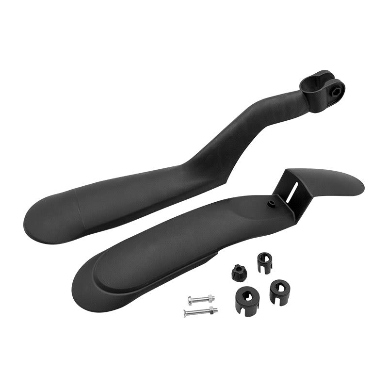 Parafango Junior 16/20" Anteriore+Posteriore in Plastica Nero (Coppia)