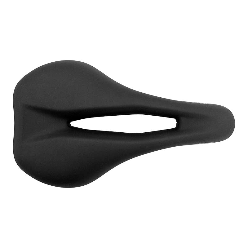 Sella SPEED 140x245mm in Nylon/Microfibra con Foro Centrale - 310gr