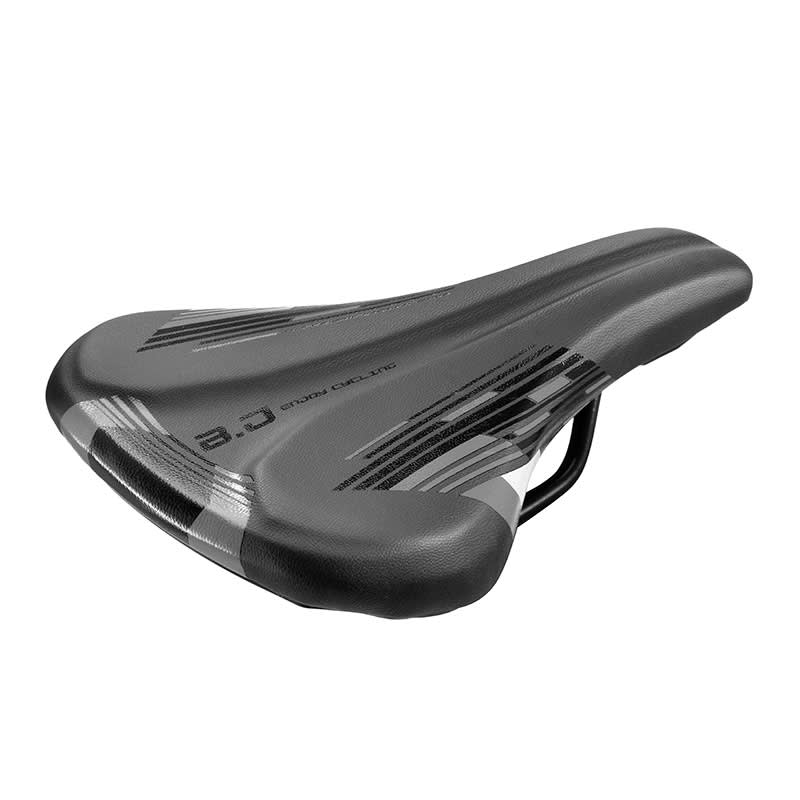 Sella B.J. Junior 20/24" 235x145mm Nero con Morsetto - 255gr