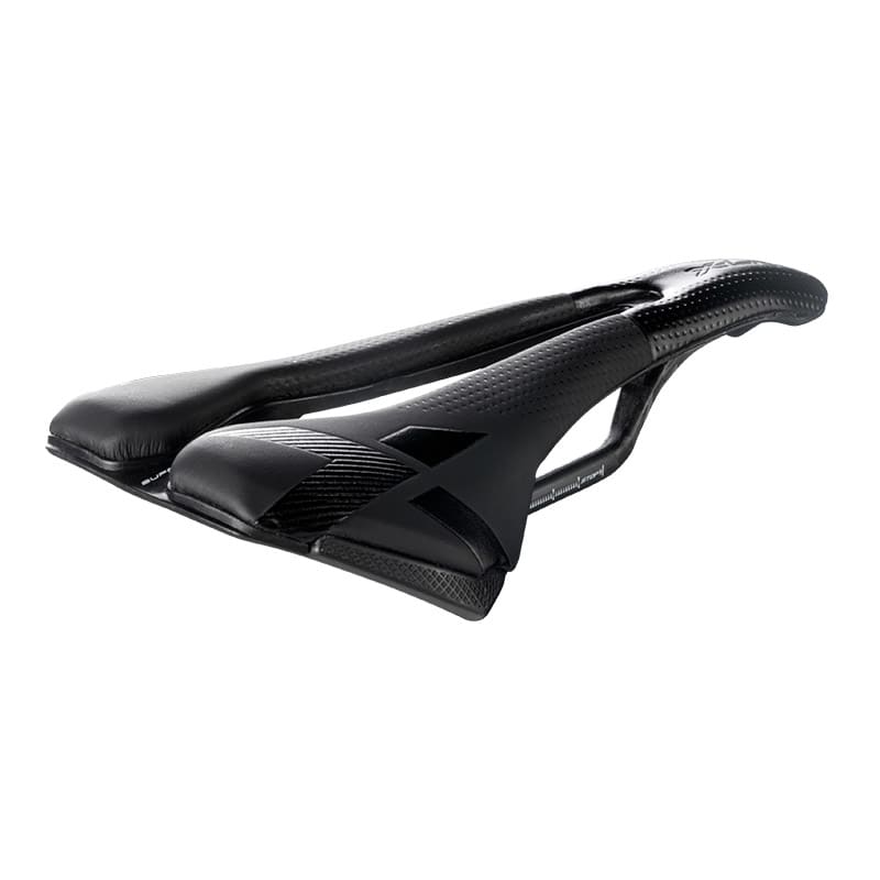 Sillín 131x266mm X-LR (S3) Superflow KIT Rail de Carbono Negro - 130gr