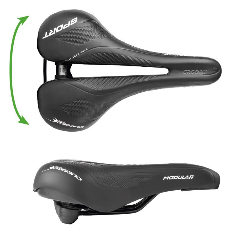 Sella 265x165-205mm MODULAR ERGO SPORT/TREKKING Unisex Nero - 530gr