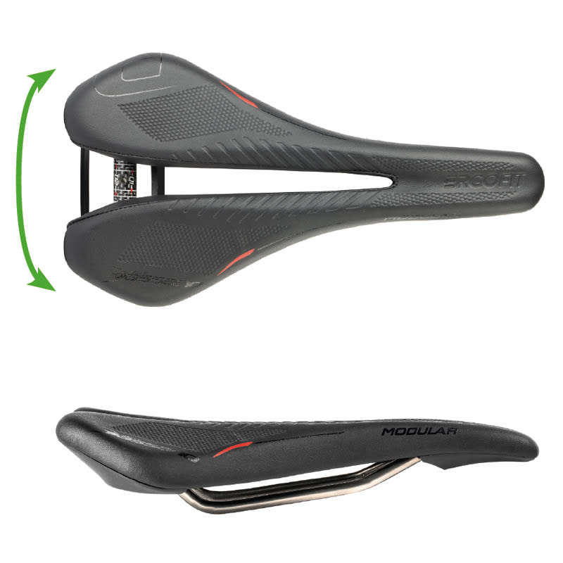 Sella 260x130-150mm MODULAR ERGO RS ROAD Unisex Nero - 270gr