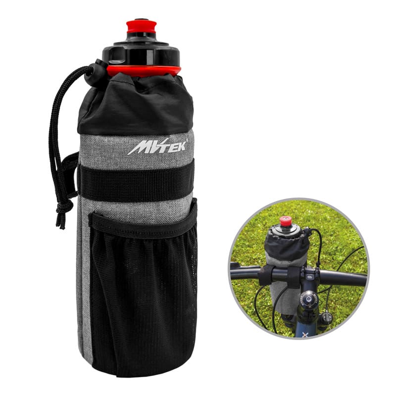 Borsa Portaborraccia al Manubrio 9x21cm Grigio