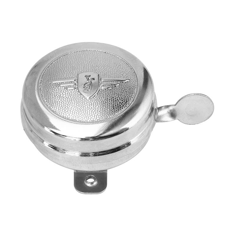 Campanello METAL CROMATO Diametro: 54mm Argento - Card Appendibile