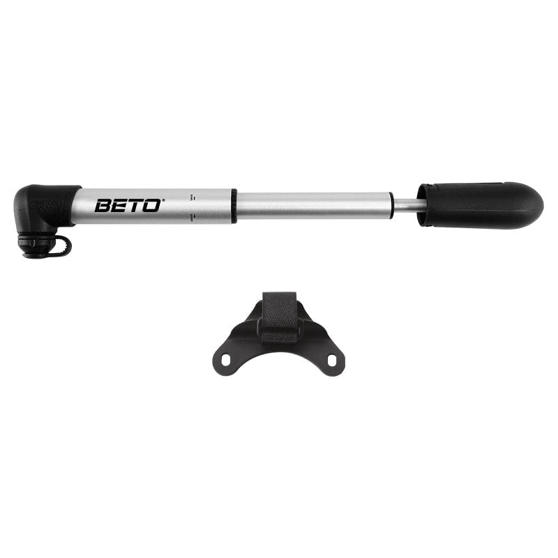 Pompa CORSA Lunghezza: 210mm x Pressione: 8 Bar in Alluminio Nero