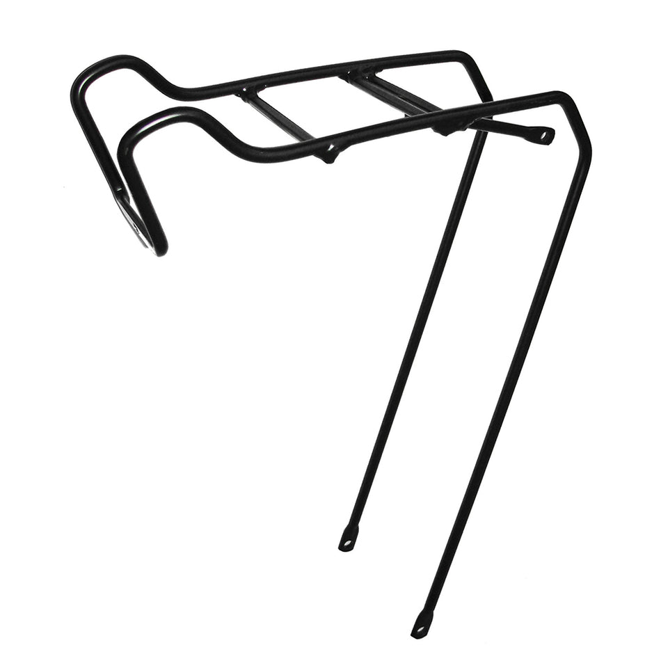 Portapacchi Anteriore 28" in Alluminio - Attacco Portafanale Nero