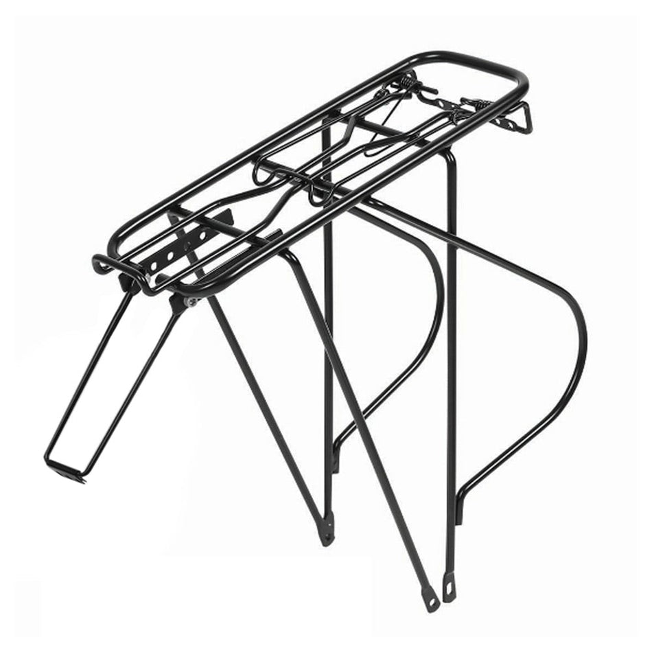 Portapacchi Posteriore CITY BIKE 26/28" con Protezione Laterale Nero