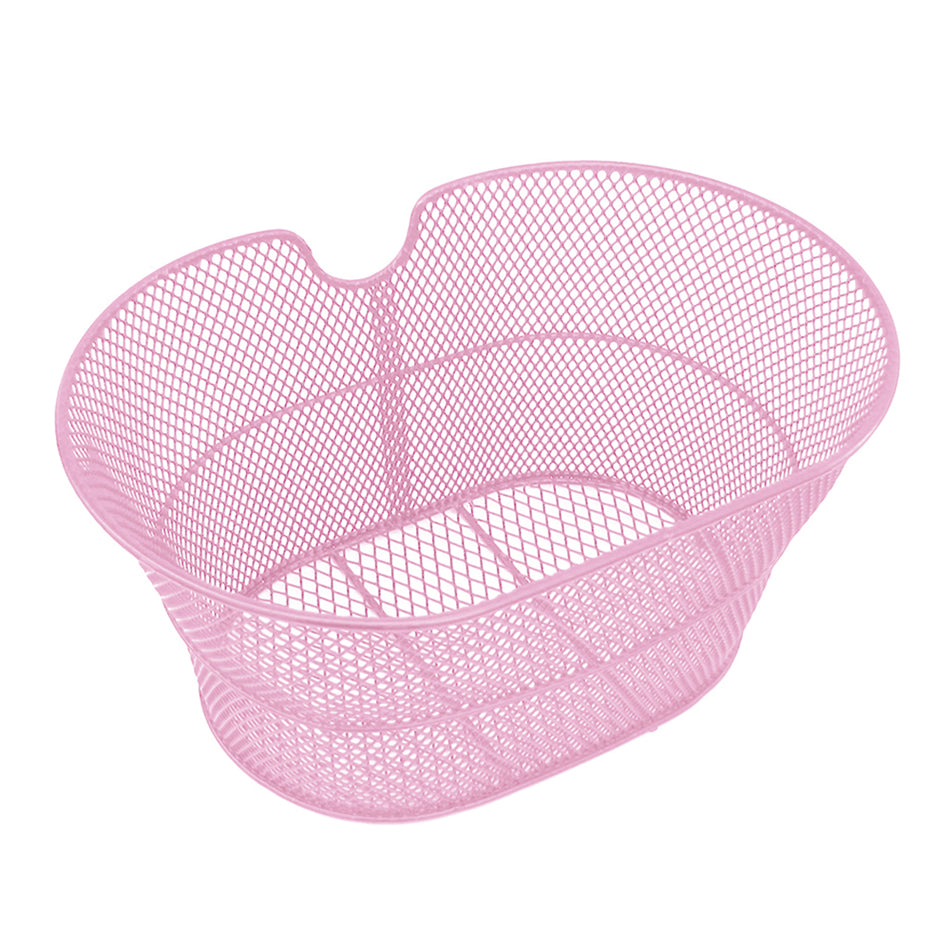 Cestino Anteriore Ovale 30x18x39cm in Acciaio senza Ganci Rosa