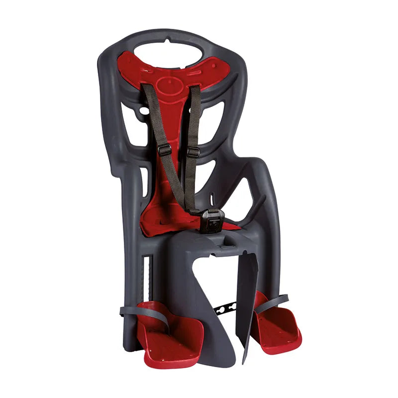 BELLELLI - Seggiolino Posteriore PEPE Industrial Attacco Portapacchi Scuro