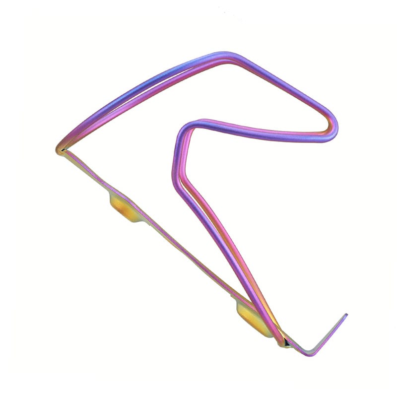 Portaborraccia TIFLY CAGE in 100% Titanio Viola Elettrico