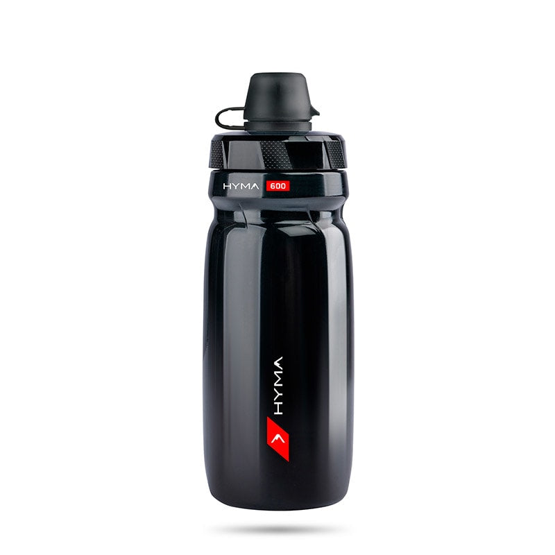 Borraccia HYMA 600ml Nero con Cover Protezione Tappo