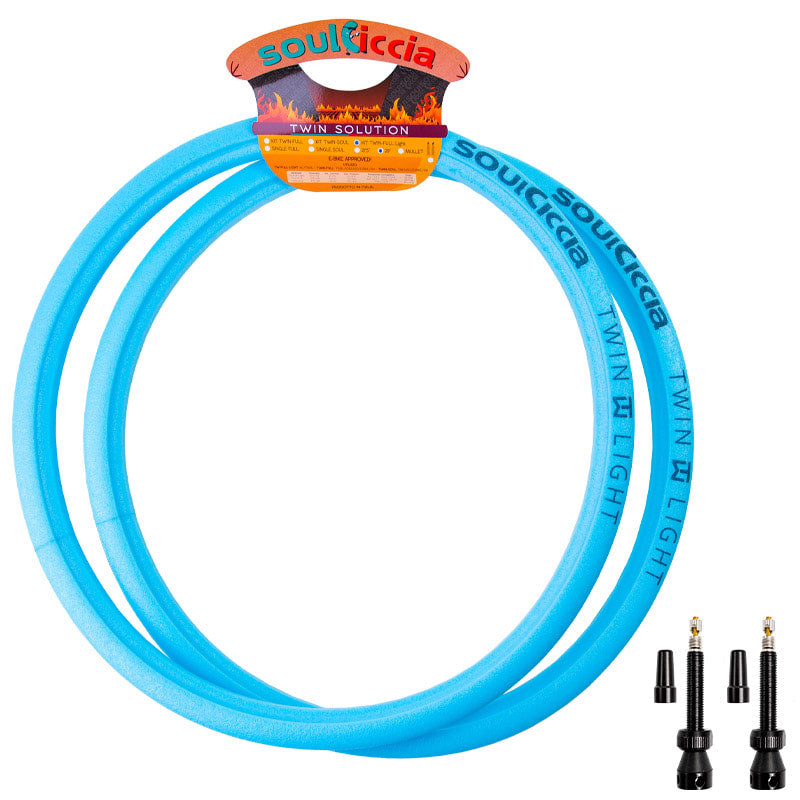 SOULCICCIA (KIT) 27,5"x43mm Twin Light (Coppia) +2 Valvole AIRGLIDE