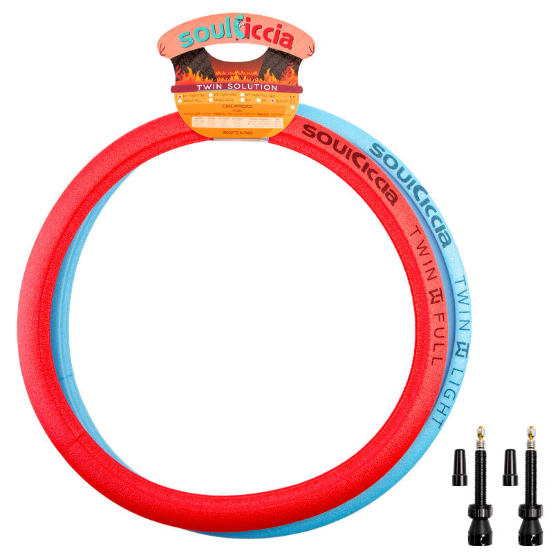 SOULCICCIA (KIT) 29"x43mm Twin Full+Light (2 Pezzi) + 2 Valvole TBL