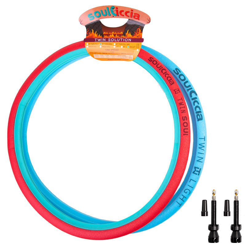 SOULCICCIA (KIT) 29"x43mm Twin Soul+Light (2 Pezzi) + 2 Valvole TBL