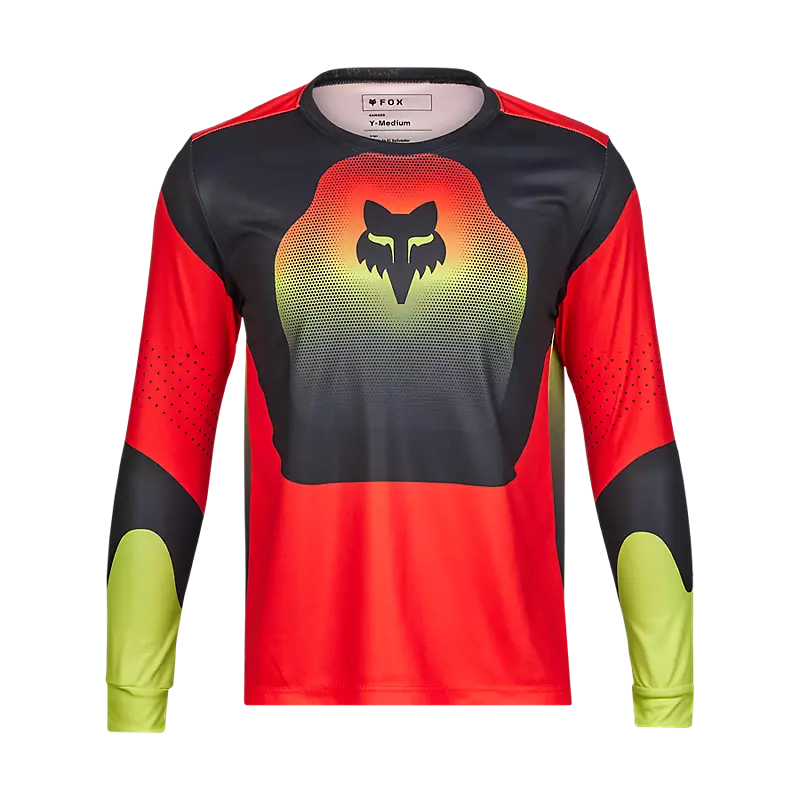 Fox Maglia Tecnica Manica Lunga Magnetic Tech - Drirelease, 85% Poliestere 15% Cotone