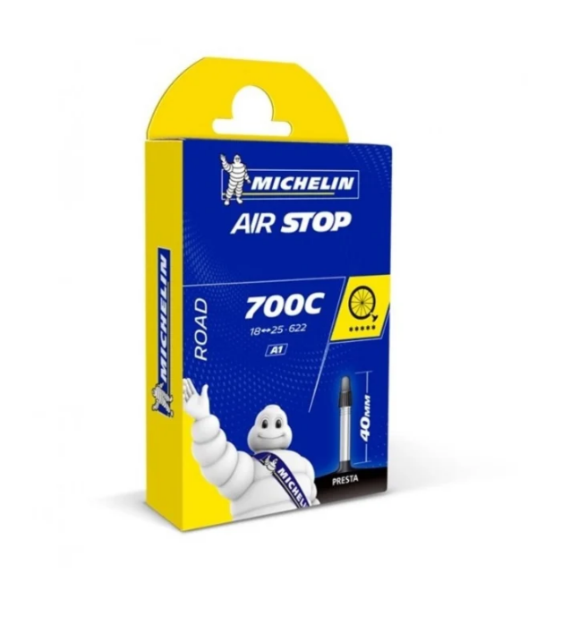 Chambre à Air Michelin Air Stop A1 700x18/25 Valve Presta 40mm
