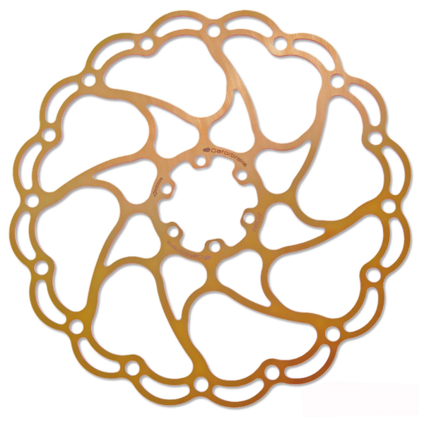 Alligator - Disco ARIES 6 fori - 180 mm, oro (rivestito Ti-N)