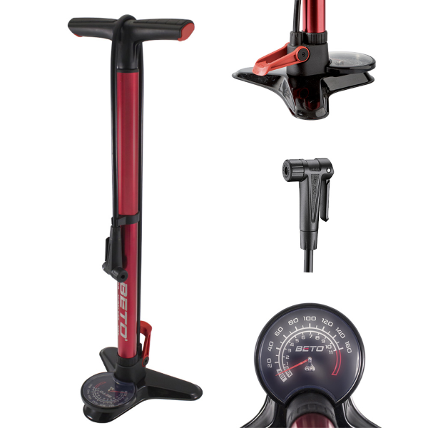 Beto - Pompa da pavimento Tubeless