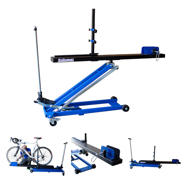 Bicisupport - SOLLEVATORE IDRAULICO PER MANUTENZIONE BICI BS104
