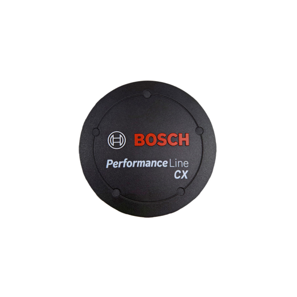 Bosch - Copertura con logo Performance CX nero. Con coperture montate.