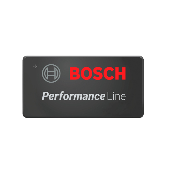 Bosch - Copertura con logo Performance, rettangolare nero. Per drive unit con coperture specifiche del produttore