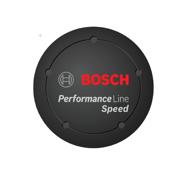 Bosch - Copertura con logo Performance Speed nero. Con coperture montate.