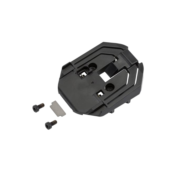 Bosch - Kit piastra da avvitare per PowerTube verticale, incluso piastra da avvitare, 2 viti cilindriche M4x8, serratura, 2 molle