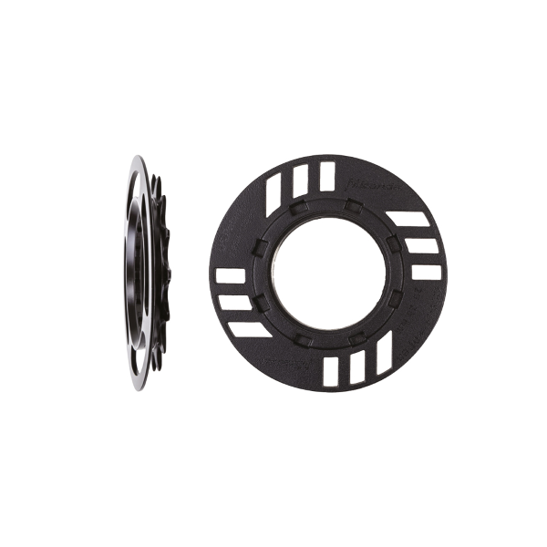 Bosch - Pignone con paracorona Miranda 15 denti, offset 3 mm, per bicicletta elettrica GEN2, nero