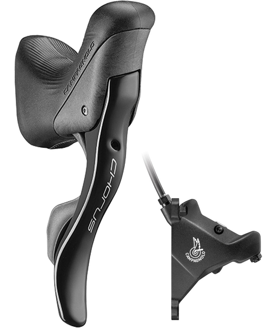 Comando Campagnolo Ergopower DB Sx Chorus 12v. + pinza ant. 160 c/viti e olio