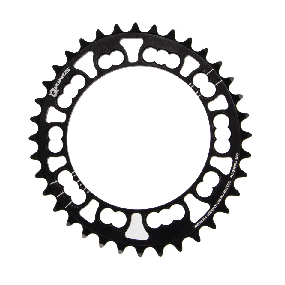 Rotor Q-Rings Oval Inner Compact Chainring BCD 110x5