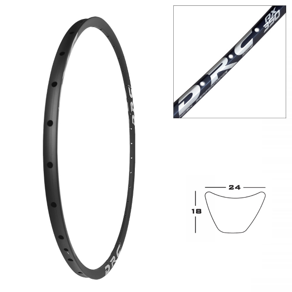 Drc - Cerchio RX 350 Tubolare disc - 700c, 32 fori