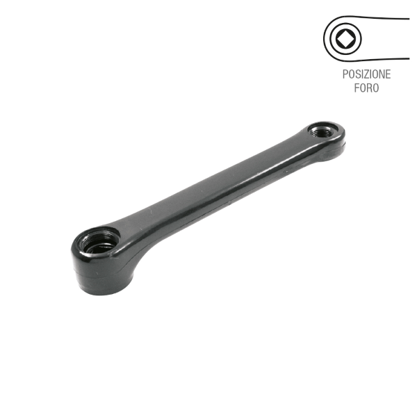 Easy - Pedivella sinistra ACCIAIO PERNO QUADRO PIEGATA