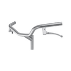 Easy Manubrio Olanda acciaio 600 mm 600 mm, argento