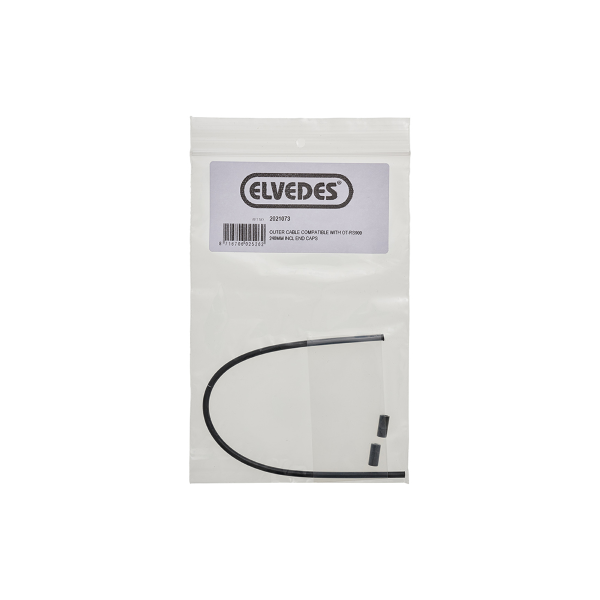 Elvedes - Guaina morbida diam. 3,5 mm, 240mm con 2 capiguaina