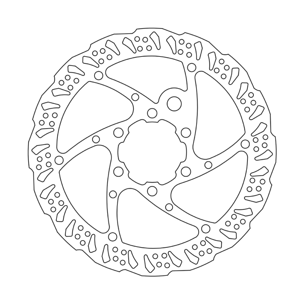 Ferodo Bici - Disco 6 fori ROAD SPESSORE 1.8 MM