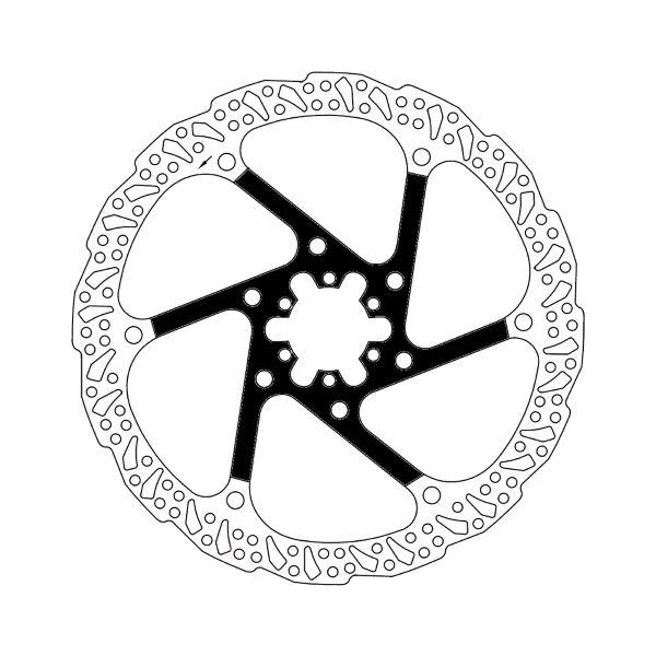 Ferodo Bici - Disco 6 fori OFF-ROAD SPESSORE 2 MM