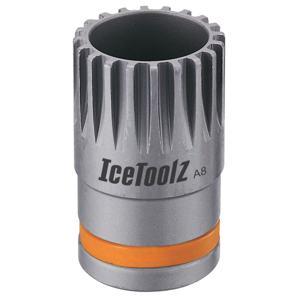 Icetoolz - Estrattore movimento centrale a cartuccia Shimano ISIS Drive 20 innesti per chiave a cricchetto 1/2"