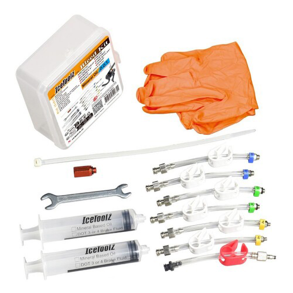 Icetoolz - KIT UNIVERSALE DI SPURGO PER FRENI A DISCO MY25 Shimano Road / Sram Bleeding Edge