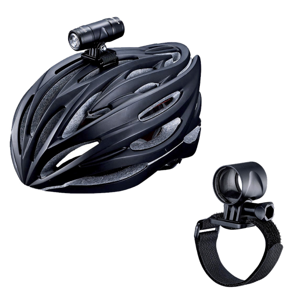 Infini - ATTACCO CASCO luce anteriore/posteriore Mini Luxo