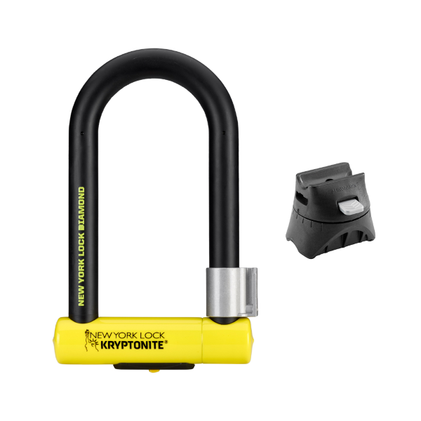 Kryptonite - Lucchetto U-Lock NEW YORK DIAMOND STANDARD con supporto Flex-Frame