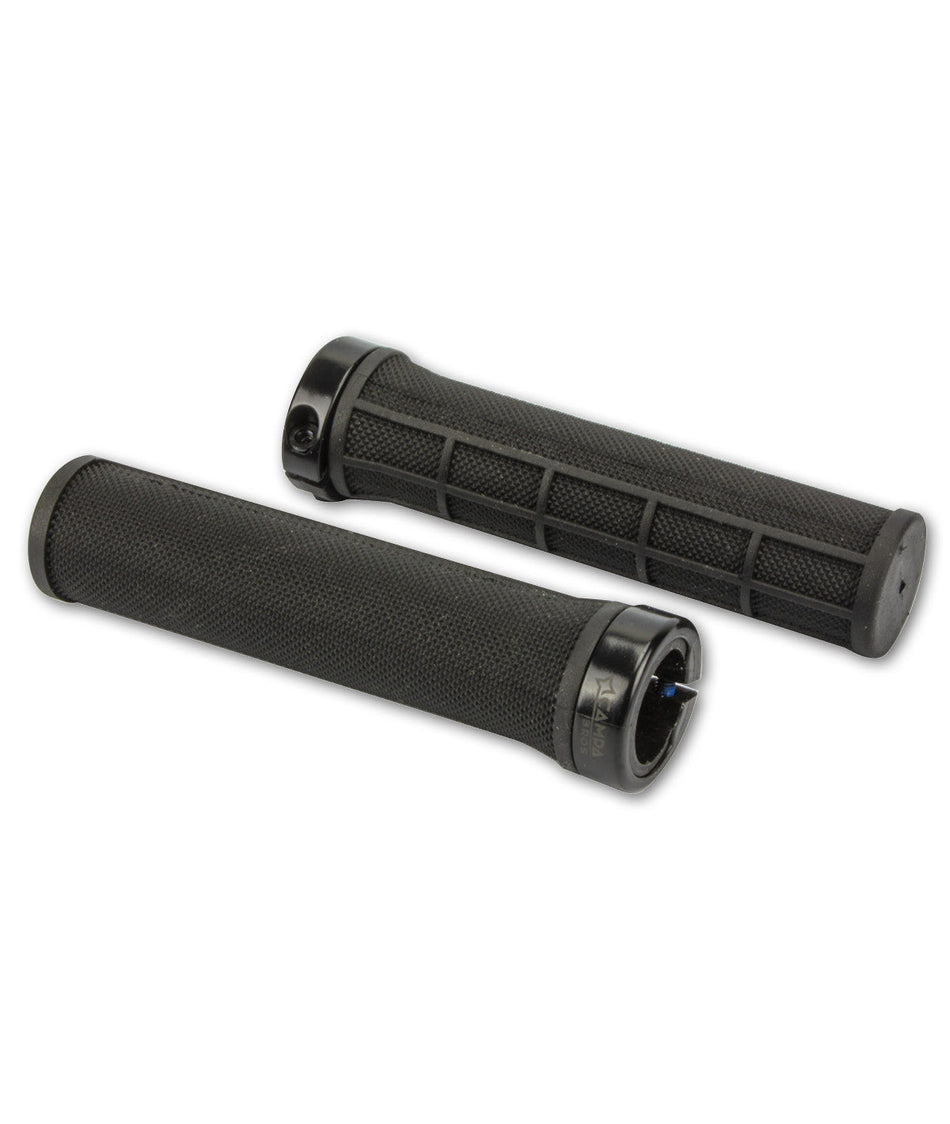 Manopole Campa Bros OS KOMBAT nere con anello di blocco