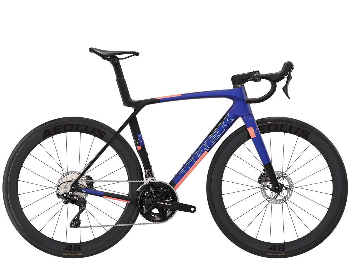 Trek Madone SL 5 Pro Gen 8 Matte Cobalt Blue/Trek Black/Living Coral