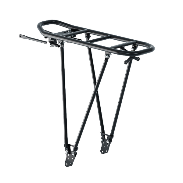 Racktime - Portapacchi posteriore alluminio FOLDIT ADJUSTABLE 2.0 SnapIT2.0 - 24"-26"-28"-29", nero